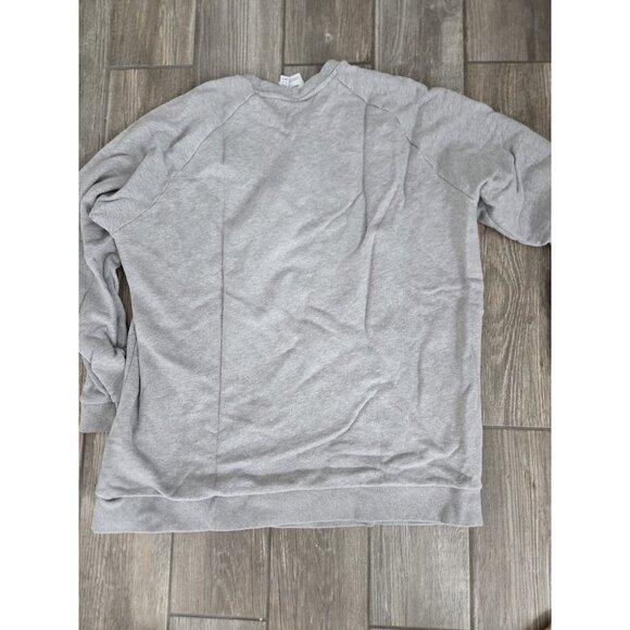 Adidas Cotton Jersey Light Gray Mebs Sweatshirt Size 2XL. VGUC - Picture 2 of 6